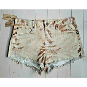 Denim & Supply By Ralph Lauren Cut-off Shorts Vintage Zebra ( 29 )
